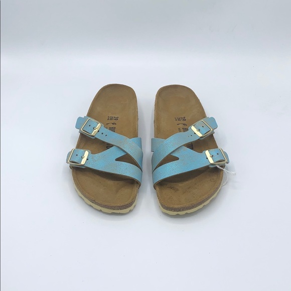 NEW Birkenstock Yao Balance Suede Leather Sandals - Picture 3 of 6
